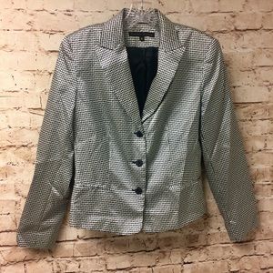 Perry Ellis Sateen Blazer Size 6 Lined